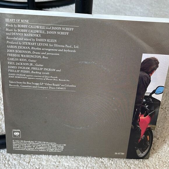Boz Scaggs – Heart Of Mine, Vinyl, 7", 45 RPM, Single - Picture 3 of 5